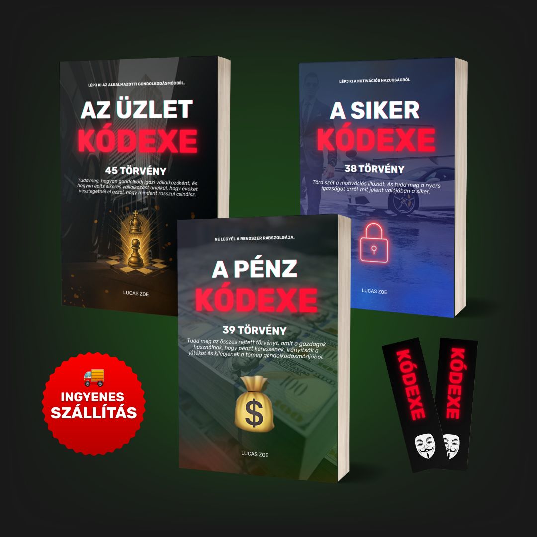 3 KÖNYVES CSOMAG: A GAZDAGOK KÓDEXEI