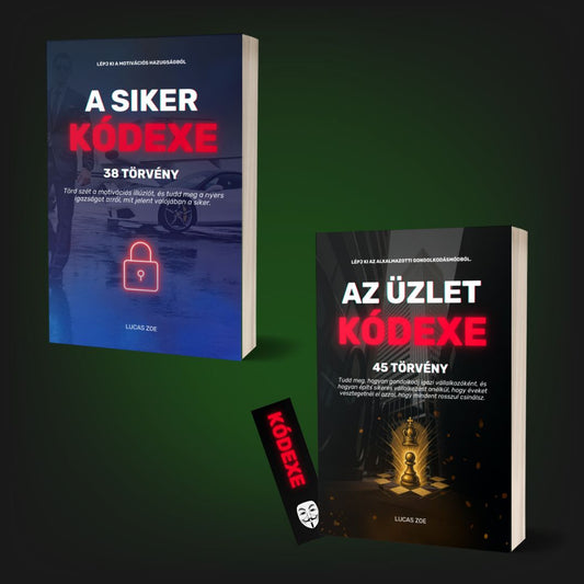 2 KÖNYVES CSOMAG: A SKÁLÁZÁS KÓDEXEI