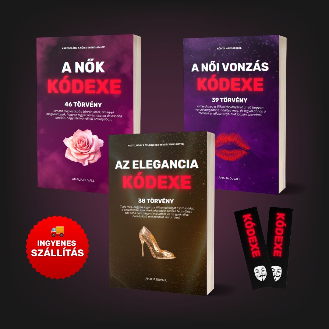 3 KÖNYVES CSOMAG: A NŐIESSÉG KÓDEXEI